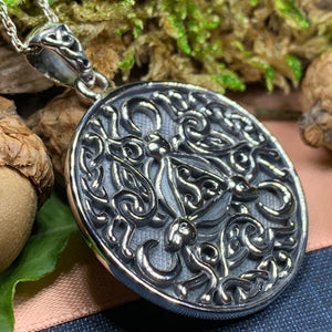 Rabbit Necklace, Triple Hare Pendant, Animal Jewelry, Nature Necklace, Celtic Jewelry, Hare Jewelry, Wiccan Jewelry, Goddess Jewelry