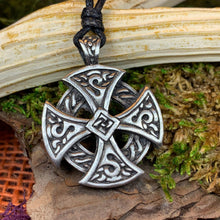 Load image into Gallery viewer, Celtic Cross Necklace, Ireland Gift, Irish Jewelry, Destiny Knot Cross, Scotland Jewelry, Celtic Jewelry, Cross Necklace, Celtic Knot Gift
