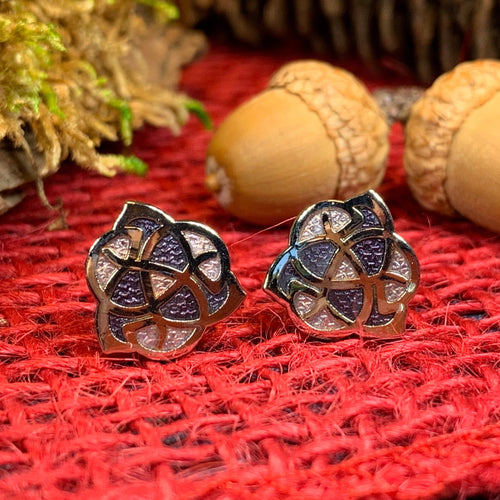 Celtic Knot Stud Earrings, Irish Jewelry, Celtic Jewelry, Anniversary Gift, Irish Dancer Gift, Norse Jewelry, Scottish Post Earrings