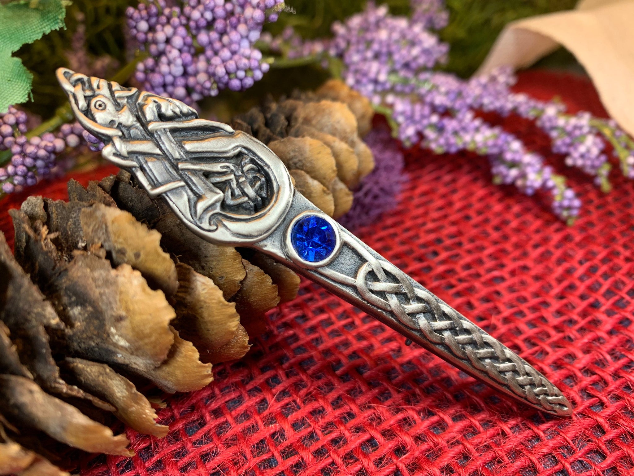 Celtic Dog Kilt Pin – Celtic Crystal Design Jewelry