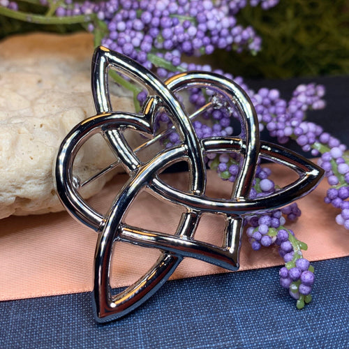 Celtic Knot Brooch, Celtic Jewelry, Irish Jewelry, Scotland Brooch, Celtic Brooch, Anniversary Gift, Celtic Knot Pin, Ireland Gift, Mom Gift