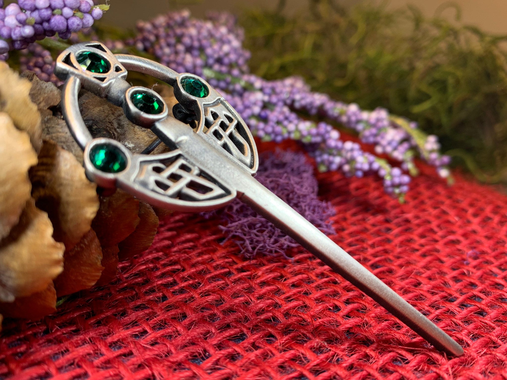 Coronation Celtic Kilt Pin – Celtic Crystal Design Jewelry