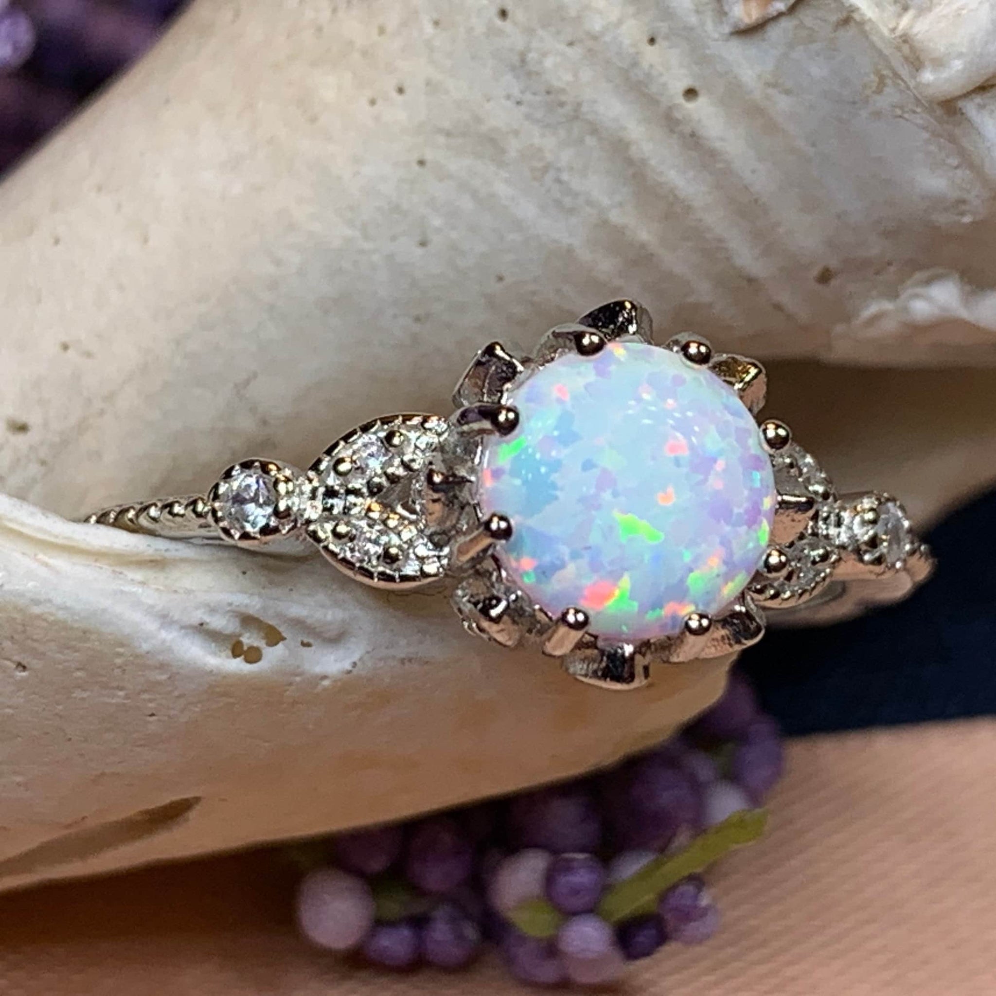 Buy Antique Victorian Opal Diamond Cluster Ring Dated 1886 Online in India  - Etsy