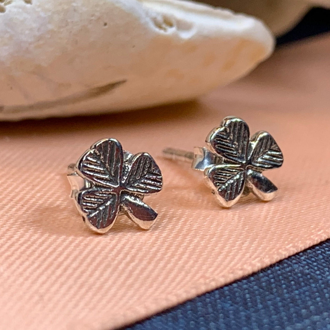 Shamrock Stud Earrings, Clover Earrings, Irish Jewelry, Ireland Jewelry, Mom Gift, Sister Gift, Girlfriend Gift, Irish Dance Gift, Aunt Gift