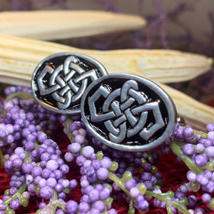 Celtic Knot Cuff Links, Scotland Jewelry, Celtic Jewelry, Men's Irish Jewelry, Bagpiper Gift, Groom Gift, Boyfriend Gift, Husband Gift