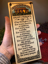 Load image into Gallery viewer, Irish Blessing Wall Art, Ireland Gift, Ceramic Wall Plaque, New Home Gift, Mother&#39;s Day Gift, Wedding Gift, Irish Decor, Religious Gift
