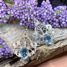 Load image into Gallery viewer, Tree of Life Earrings, Celtic Jewelry, Irish Jewelry, Yoga Jewelry, Anniversary Gift, Norse Jewelry, Sister Gift, Graduation Gift, Mom Gift
