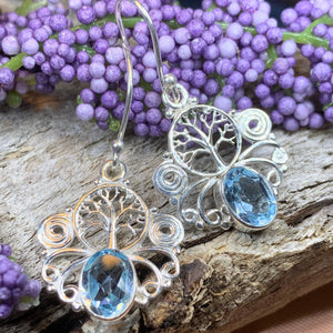 Tree of Life Earrings, Celtic Jewelry, Irish Jewelry, Yoga Jewelry, Anniversary Gift, Norse Jewelry, Sister Gift, Graduation Gift, Mom Gift