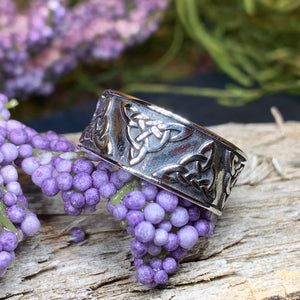 Celtic Triskel Ring, Celtic Ring, Promise Ring, Silver Boho Ring, Irish Ring, Irish Dance Gift, Anniversary Gift, Ireland Ring, Wiccan Ring