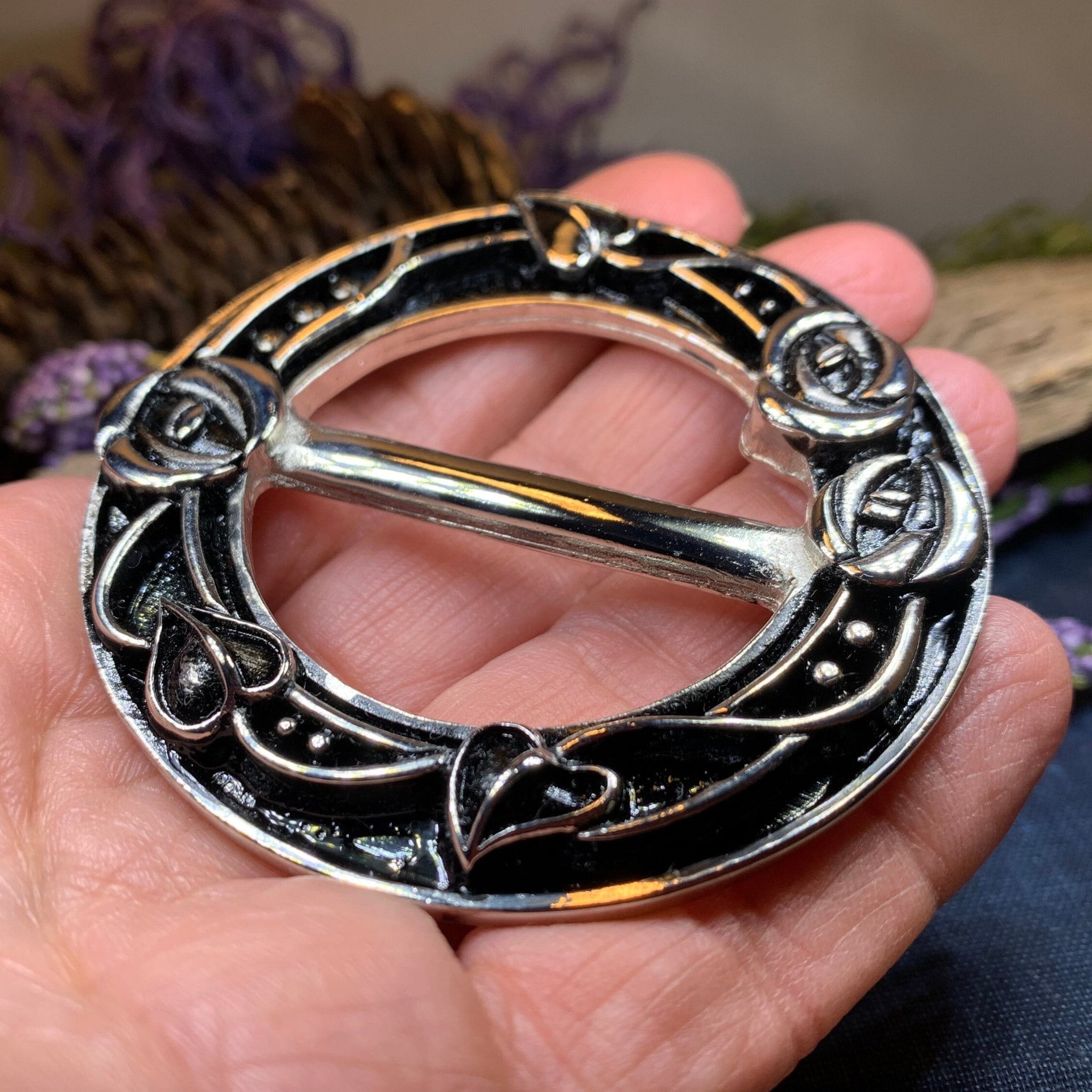Celtic CrystalDesigns Scarf Ring