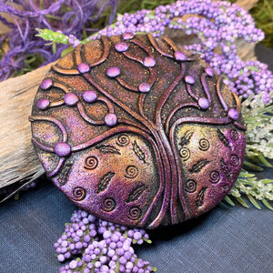 Tree of Life Brooch, Scotland Jewelry, Celtic Brooch, Scarf Pin, Tree Jewelry, Nature Jewelry, Family Jewelry, Teacher Gift, Mom Gift