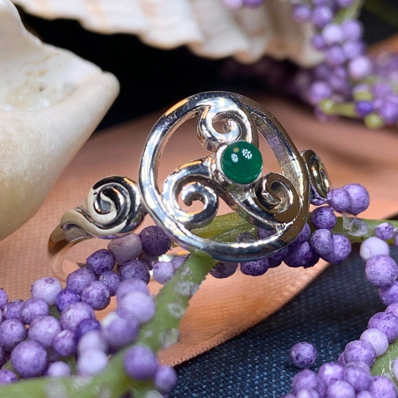 Caduceus Phoenix Necklace – Celtic Crystal Design Jewelry