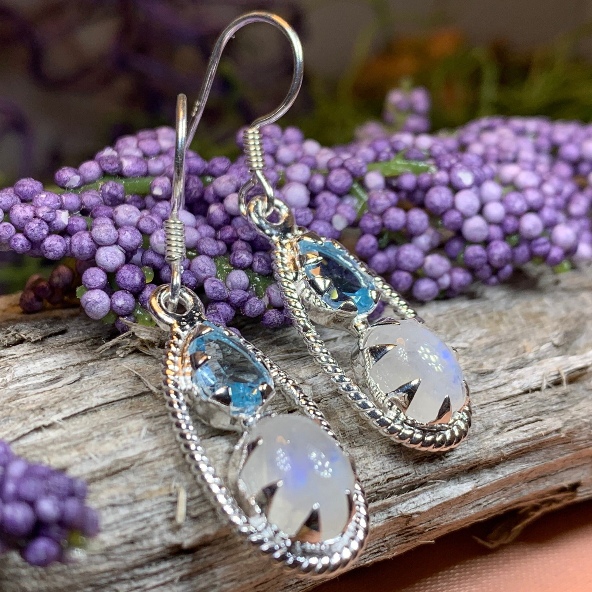 Moonstone Earrings, Silver Earrings, 4x8 Mm Marquise Amethyst Earrings,  5x10 Mm Marquise Moonstone Earrings, Amethyst Dangle Earrings - Etsy