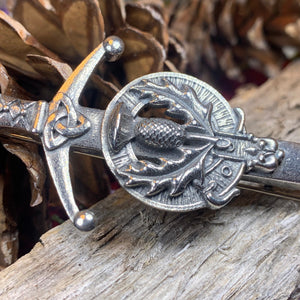 Aura Celtic Thistle Kilt Pin