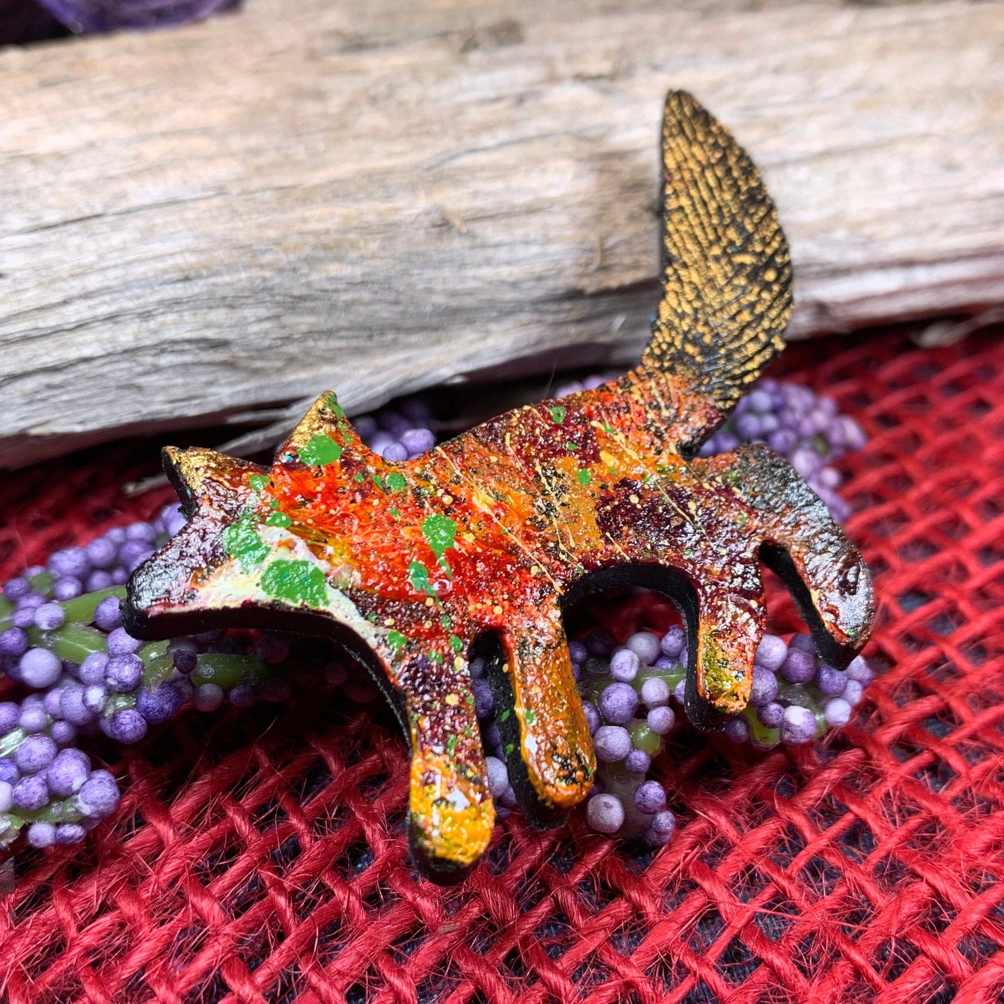 Fox Brooch, Crystal & Enamel Brooches for Women, Brooches for Men, Gifts  for Fox Lovers, 