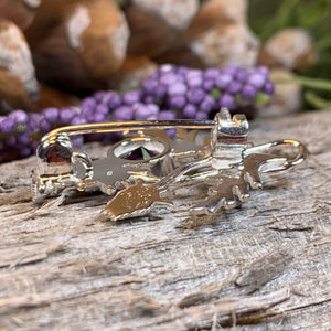 Thistle Brooch, Scotland Jewelry, Outlander Jewelry, Bridal Brooch, Thistle Jewelry, Scottish Jewelry, Celtic Brooch, Amethyst Silver Pin