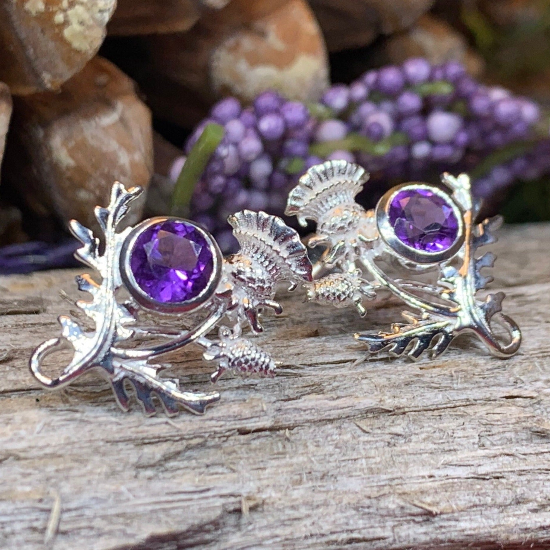 Cairn Ross Thistle Earrings