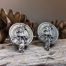 Load image into Gallery viewer, Bagpipes Cuff Links, Scotland Jewelry, Men&#39;s Celtic Jewelry, Bagpiper Jewelry Gift, Groom Gift, Boyfriend Gift, Scottish Husband Gift
