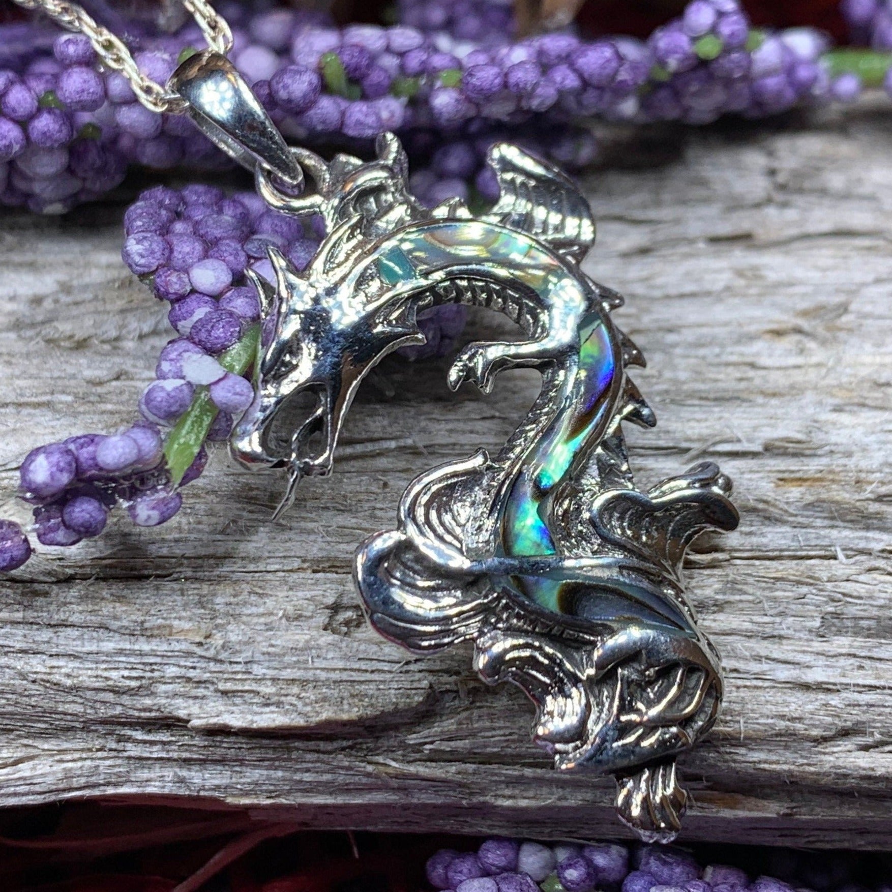 The DRAGON and The UNICORN Handmade Sterling Silver Pendant | Amulet | Love Amulet | Dragon Zodiac | Unicorn Zodiac hotsell | Good Luck Gift