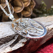 Load image into Gallery viewer, Bluebell Necklace, Anniversary Gift, Scotland Jewelry, Flower Jewelry, Celtic Jewelry, Nature Jewelry, Scottish Jewelry, Flower Pendant
