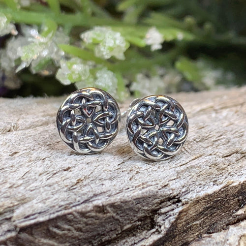 Celtic Knot Earrings, Irish Jewelry, Celtic Jewelry, Anniversary Gift, Bridal Jewelry, Norse Jewelry, Yoga Jewelry, Scottish Jewelry