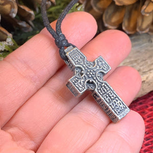 Celtic Cross Necklace, Irish Cross, Ireland Cross Necklace, First Communion Cross, Religious Gift, Cross Pendant, Medieval High Cross