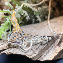 Load image into Gallery viewer, Celtic Knot Necklace, Celtic Jewelry, Irish Jewelry, Anniversary Gift, Scotland Jewelry, Wife Gift, Silver Scottish Pendant, Ireland Gift
