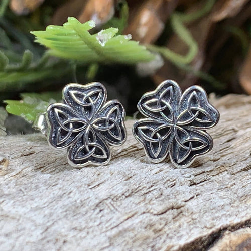 Celtic Knot Earrings, Irish Jewelry, Celtic Jewelry, Anniversary Gift, Bridal Jewelry, Norse Jewelry, Yoga Jewelry, Wiccan Jewelry