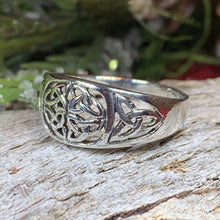 Load image into Gallery viewer, Celtic Knot Ring, Celtic Jewelry, Irish Jewelry, Scotland Jewelry, Irish Ring, Silver Ring, Anniversary Gift, Promise Ring, Scottish Ring
