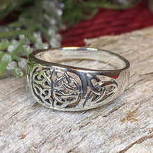 Load image into Gallery viewer, Celtic Knot Ring, Celtic Jewelry, Irish Jewelry, Scotland Jewelry, Irish Ring, Silver Ring, Anniversary Gift, Promise Ring, Scottish Ring
