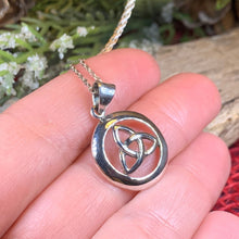 Load image into Gallery viewer, Celtic Knot Necklace, Scotland Jewelry, Irish Jewelry, Scottish Jewelry, Trinity Knot Pendant, Celtic Pendant, Anniversary Gift, Wife Gift
