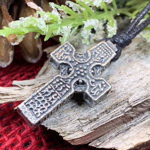 Celtic Cross Necklace, Irish Cross, Ireland Cross Necklace, First Communion Cross, Religious Gift, Cross Pendant, Medieval High Cross