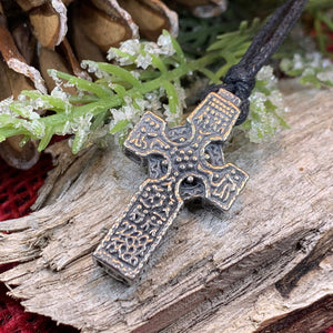 Celtic Cross Necklace, Irish Cross, Ireland Cross Necklace, First Communion Cross, Religious Gift, Cross Pendant, Medieval High Cross