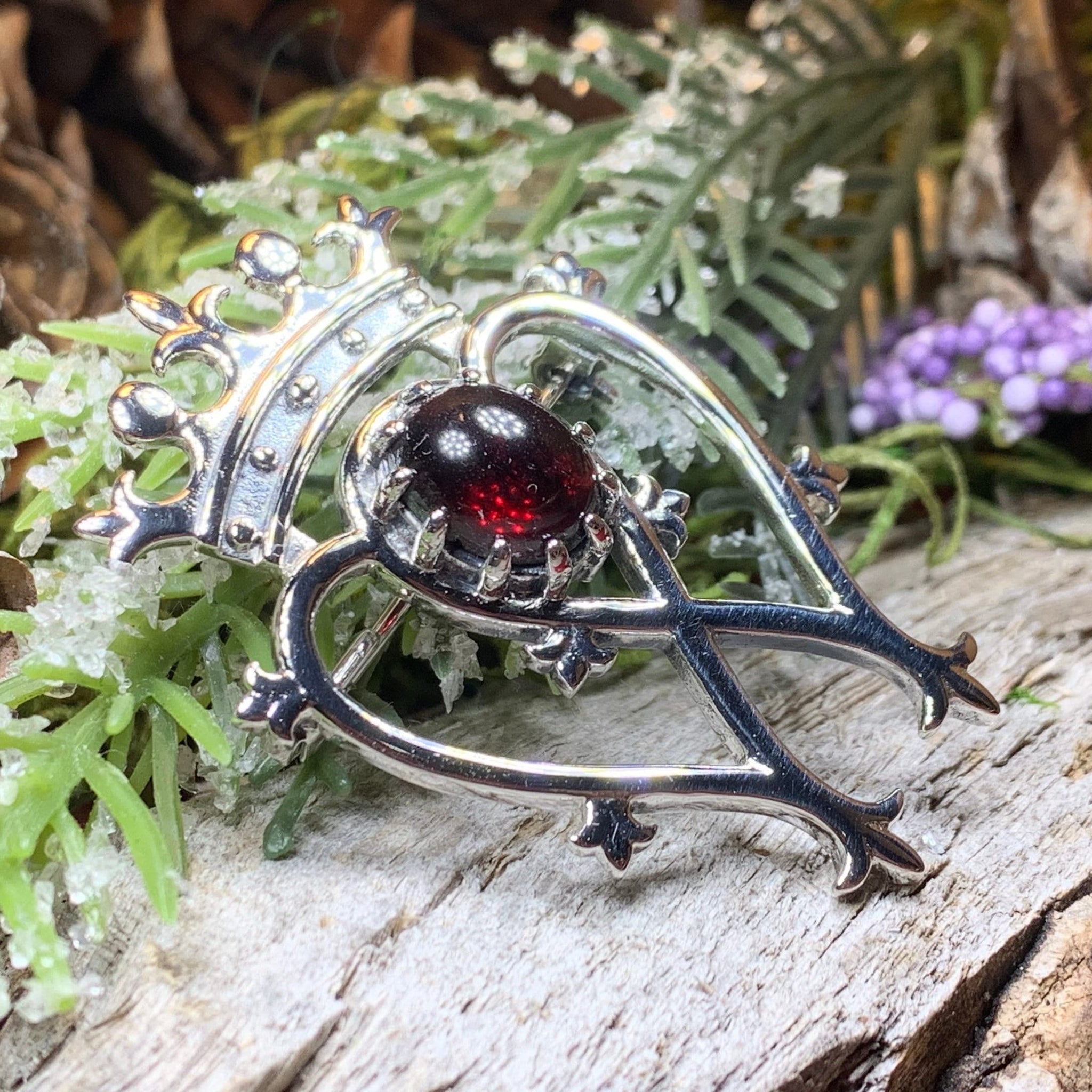 Garnet bracelet selling celtic sterling