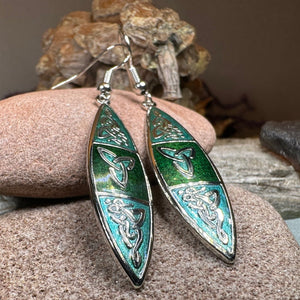 Celtic Earrings, Irish Jewelry, Scottish Dangle Earrings, Anniversary Gift, Pagan Jewelry, Norse Jewelry, Scotland Jewelry, Wiccan Jewelry