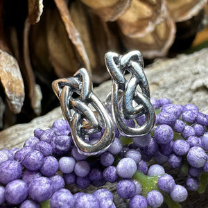 Celtic Knot Stud Earrings, Irish Jewelry, Celtic Jewelry, Anniversary Gift, Bridal Jewelry, Norse Jewelry, Yoga Jewelry, Wiccan Jewelry