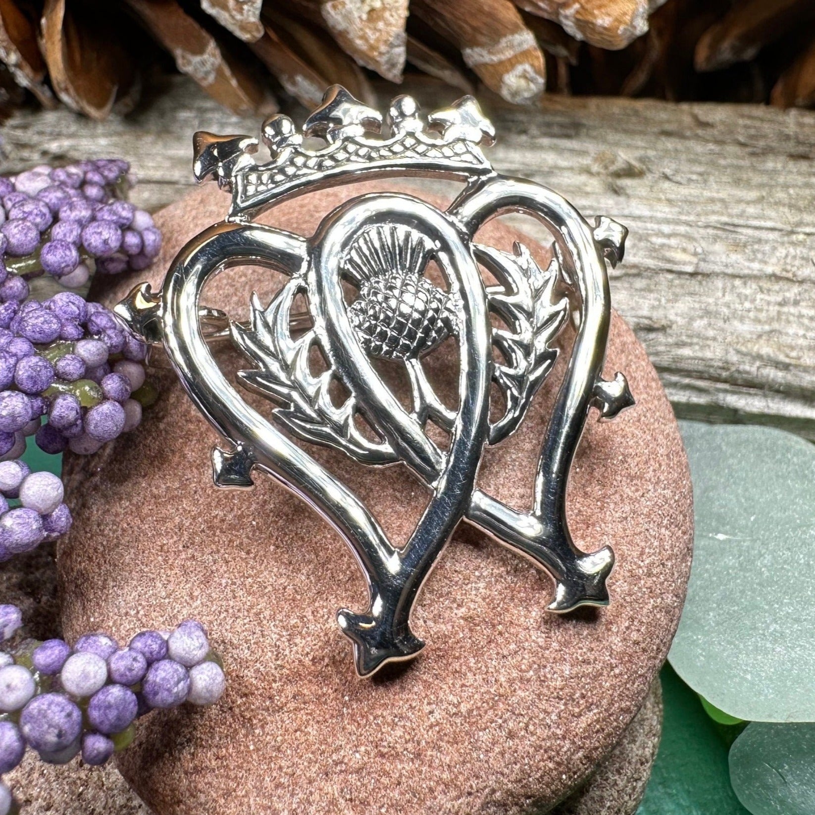 A Wonderful Vintage Silver Celtic Design Brooch orders SKU3786