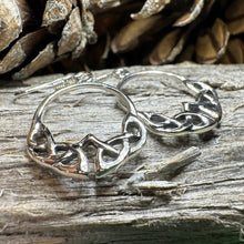 Load image into Gallery viewer, Celtic Knot Earrings, Irish Jewelry, Silver Celtic Jewelry, Mom Gift, Anniversary Gift, Scottish Jewelry, Wife Gift, Love Knot Jewelry
