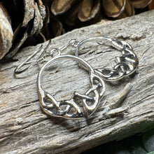 Load image into Gallery viewer, Celtic Knot Earrings, Irish Jewelry, Silver Celtic Jewelry, Mom Gift, Anniversary Gift, Scottish Jewelry, Wife Gift, Love Knot Jewelry
