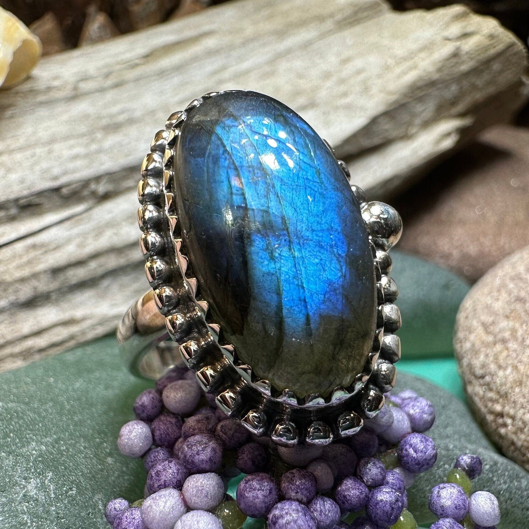 Blue 2025 labradorite jewelry