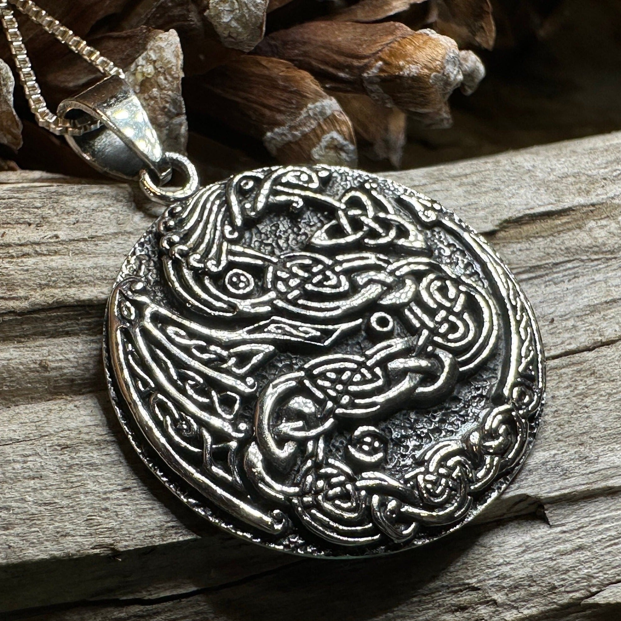 Celtic dragon necklace new arrivals