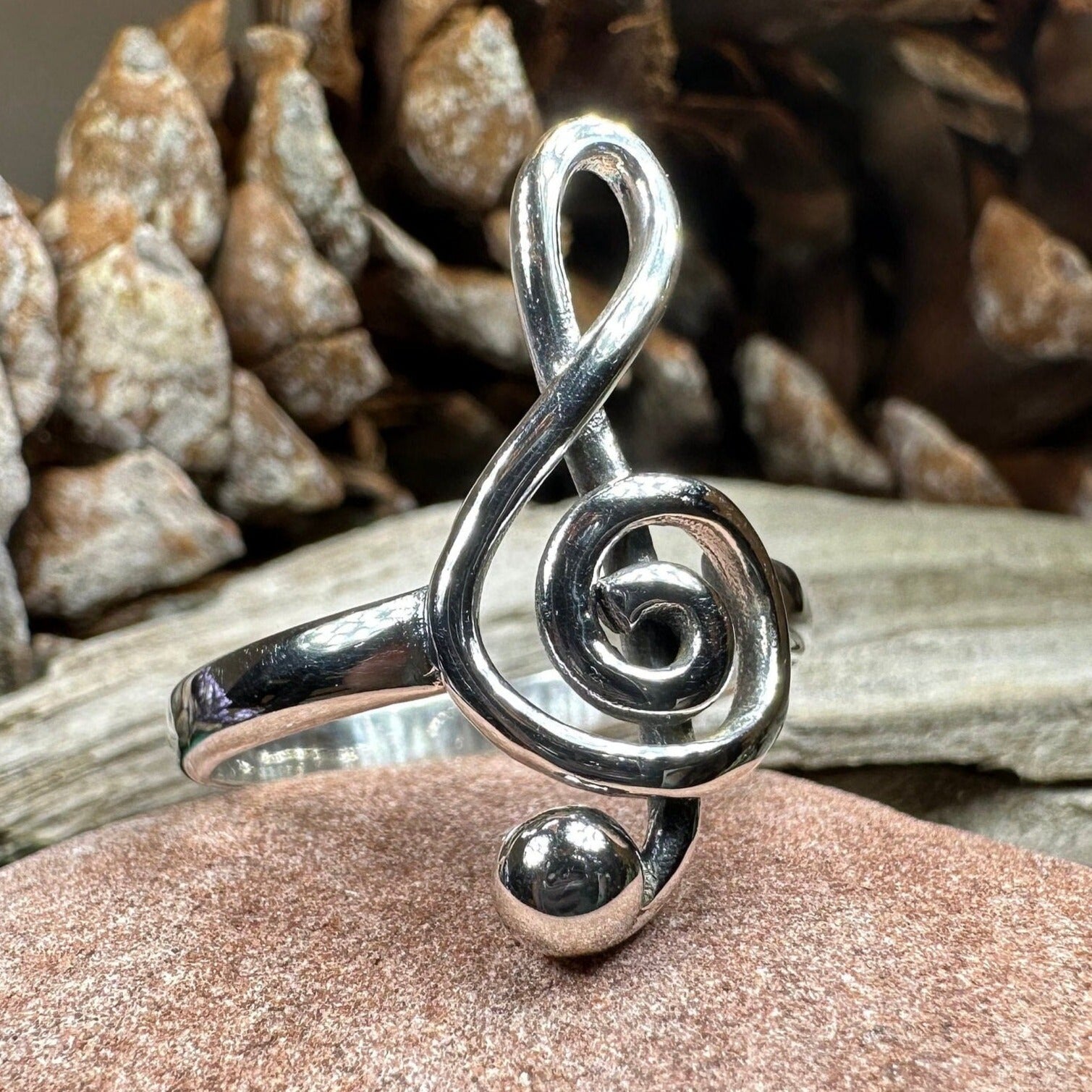 Music Rings, Music Heartbeat Rings, 2 Piece Couple Set Music Sheet Rings,  Music Jewelry, Piano Rings,