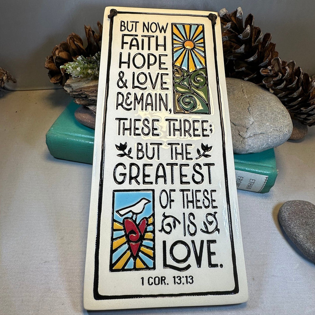 Christian Blessing Wall Art, Bible Quote Gift, Ceramic Wall Plaque, New Home Gift, Wedding Gift, Religious Prayer, Encouragement Prayer