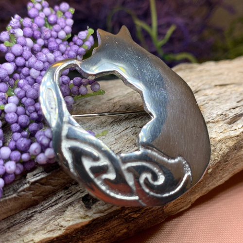 925ArtisanBohoJewels 925 Sterling Silver Brooches, Vintage Silver Brooches, Silver Hair Stick Pin,Handmade Celtic Scarf Pin ,Boho Silver Scarf Brooch Gifts