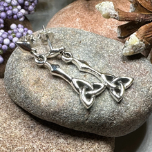 Load image into Gallery viewer, Enchanted Trinity Knot Earrings
