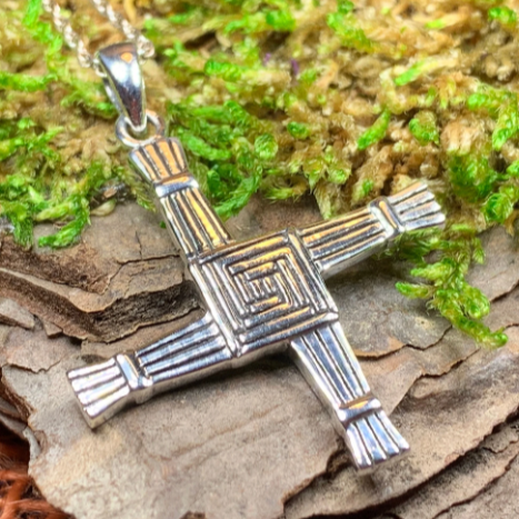 Large Saint Brigid’s Cross Necklace