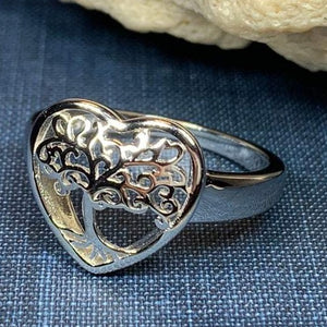 Heart Tree of Life Ring