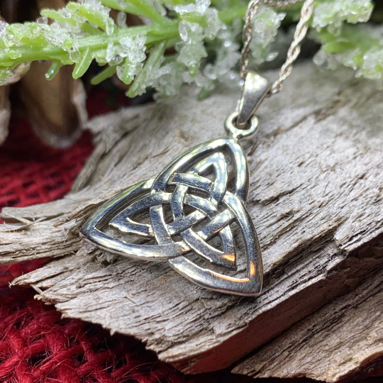 Celtic Triangle Necklace – Celtic Crystal Design Jewelry