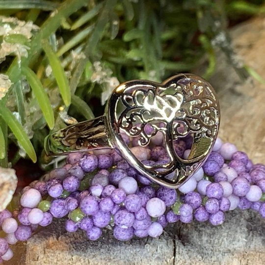 Heart Tree of Life Ring